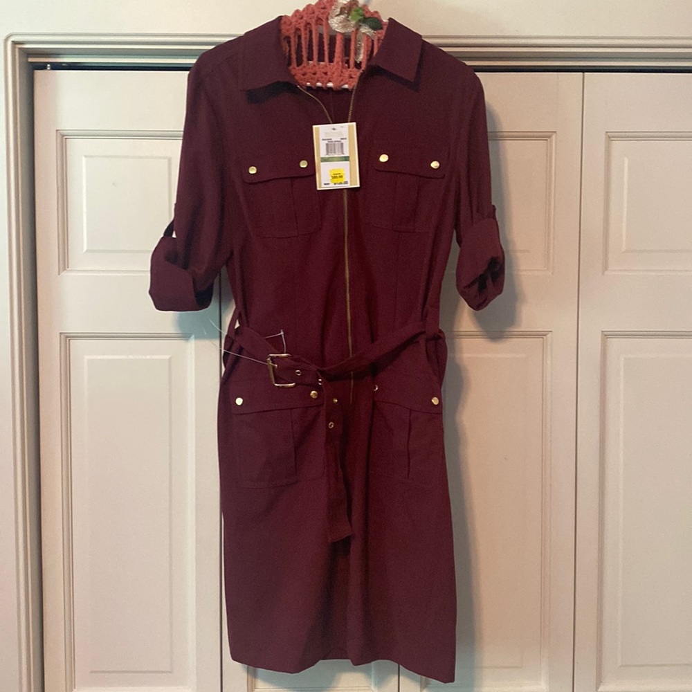Merlot Michael Kors knee length dress